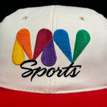 Load image into Gallery viewer, MV Sports Ivory Red Snapback Hat