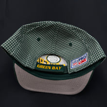Load image into Gallery viewer, Vintage Green Bay Packers Logo Athletic Grid Strapback Hat