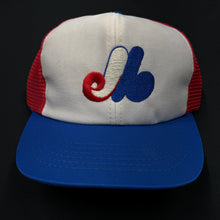 Load image into Gallery viewer, Vintage Montreal Expos Trucker Snapback Hat