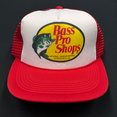 Vintage Bass Pro Shop Mesh Snapback Hat