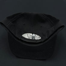Load image into Gallery viewer, Vintage adidas Trefoil Black Snapback Hat