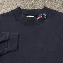 Load image into Gallery viewer, Vintage New England Patriots Mock Neck Long Sleeve Shirt L