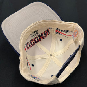 Vintage UConn Huskies Logo Athletic Diamond Snapback Hat