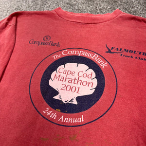 Vintage 2001 Cape Cod Marathon Long Sleeve Shirt XL