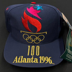 Vintage Atlanta 1996 LOGO 7 Snapback Hat NWT