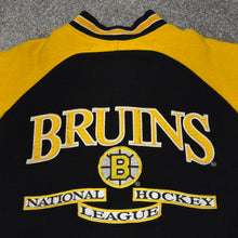 Load image into Gallery viewer, Vintage Boston Bruins Logo Athletic Bomber Jacket L