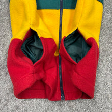 Load image into Gallery viewer, Vintage IZZI Striped Hooded Feece Vest L