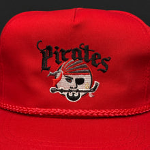 Load image into Gallery viewer, Portland Pirates Red Twill Rope Snapback Hat