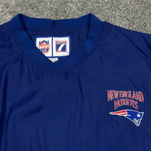 Load image into Gallery viewer, Vintage New England Patriots LOGO 7 Windbreaker Sweatshirt L