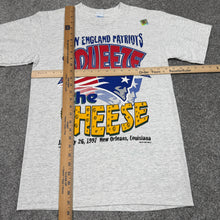 Load image into Gallery viewer, Vintage New England Patriots Squeeze the Cheese Shirt XS/S