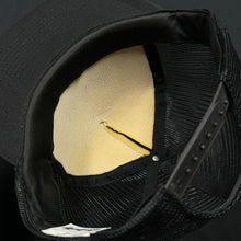 Load image into Gallery viewer, Vintage Batman Logo Black Trucker Snapback Hat