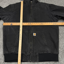 Load image into Gallery viewer, Carhartt Black Hooded Zip Up Jacket L