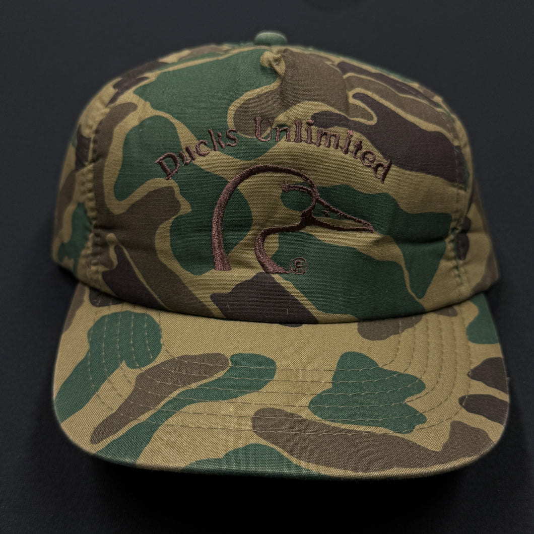 Vintage Ducks Unlimited Camouflage Snapback Hat
