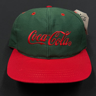 Vintage Coca Cola Spell Out Snapback Hat NWT