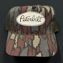 Load image into Gallery viewer, Vintage Peterbilt Camouflage Mesh Snapback Hat