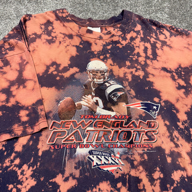 Vintage Tom Brady SB 36 Custom Dyed Shirt 3XL