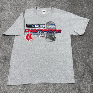 2004 Boston Red Sox World Series Champions Shirt S/M