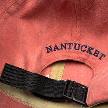 Load image into Gallery viewer, Vintage Nantucket Island Flag Strapback Hat