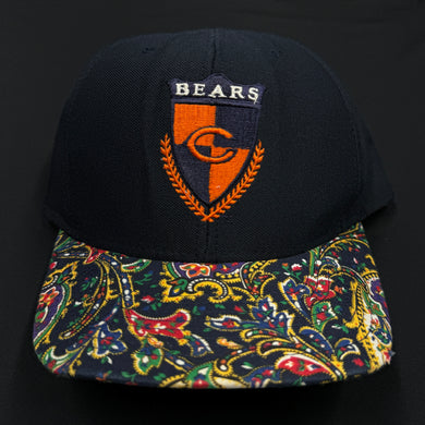 Vintage Chicago Bears Paisley Brim Snapback Hat