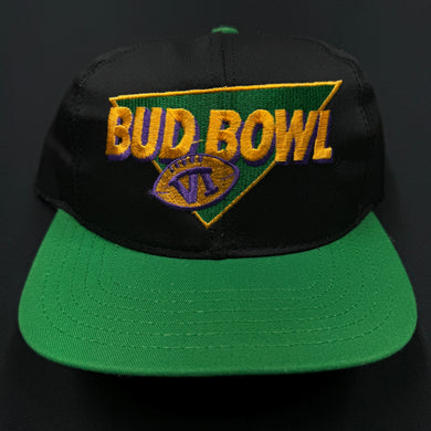Vintage Bud Bowl VI Snapback Hat