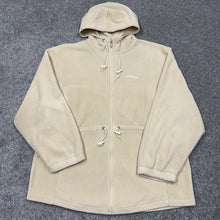 Load image into Gallery viewer, Vintage LL Bean Beige Fleece Zip Up Sweatshirt Women's XL/2XL