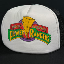 Load image into Gallery viewer, Vintage Power Rangers Mesh Trucker Snapback Hat