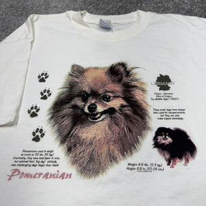 Vintage Pomeranian Dog Shirt XL