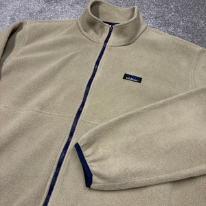 Vintage LL Bean Fleece Zip Up Jacket XLT