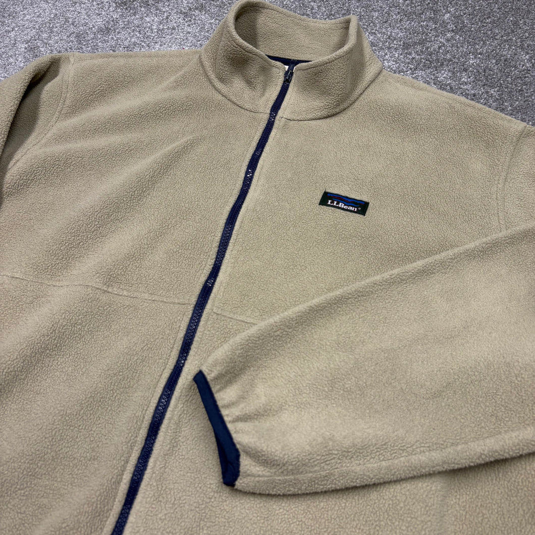 Vintage LL Bean Fleece Zip Up Jacket XLT