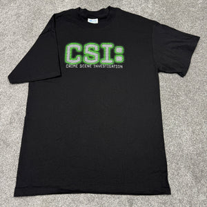 Vintage CSI: Puff Print Shirt M