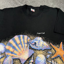 Load image into Gallery viewer, Vintage Cape Cod Sea Shells Wrap Around Shirt L