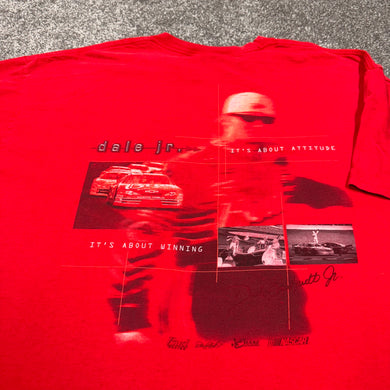 Vintage Dale Jr Budweiser NASCAR Racing Shirt 2XL