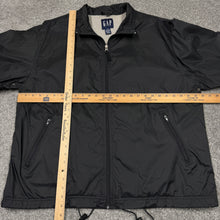 Load image into Gallery viewer, Vintage 2000 GAP Black Windbreaker Jacket XL