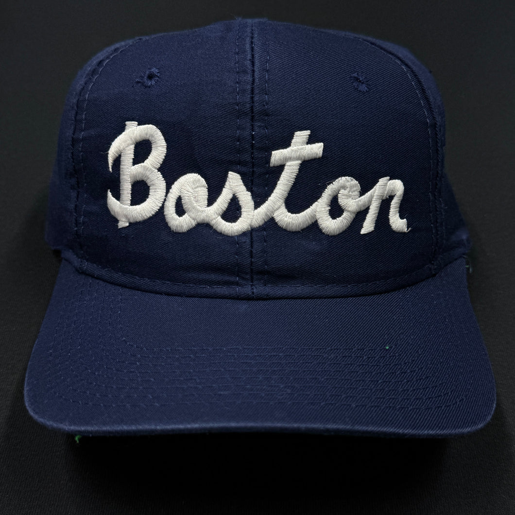 Vintage Boston Spell Out Snapback Hat