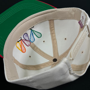 MV Sports Ivory Red Snapback Hat