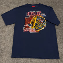 Load image into Gallery viewer, Vintage New England Patriots Super Bowl 39 Ring Shirt L