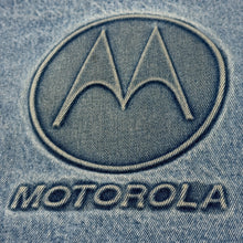 Load image into Gallery viewer, Vintage Motorola Denim Jacket L