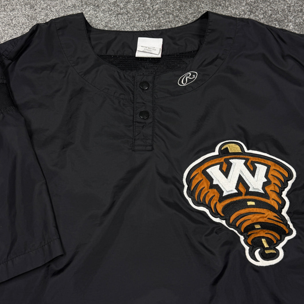 Vintage Worcester Tornadoes Rawlings Warm Up Jacket XL