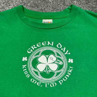 Vintage 2002 Green Day Kiss Me I'm Punk Shirt S