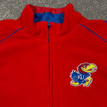 Load image into Gallery viewer, Vintage Kansas Jayhawks Reversible Fleece Jacket XL/2XL
