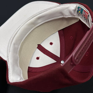 Vintage UMass Minutemen Spell Out Snapback Hat