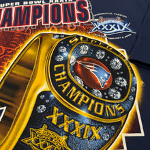 Load image into Gallery viewer, Vintage New England Patriots Super Bowl 39 Ring Shirt L