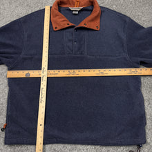 Load image into Gallery viewer, Vintage EMS Blue 1/4 Snap Fleece Jacket L/XL
