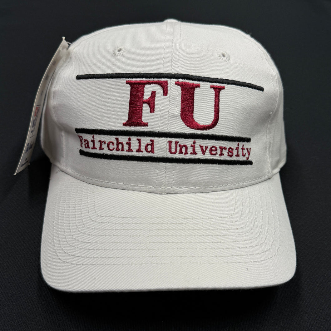 Vintage Fairchild University Split Bar Snapback Hat NWT