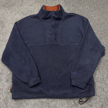 Load image into Gallery viewer, Vintage EMS Blue 1/4 Snap Fleece Jacket L/XL