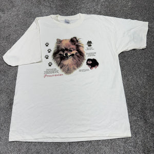 Vintage Pomeranian Dog Shirt XL