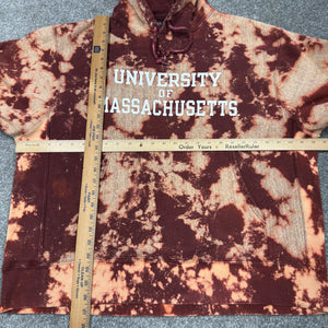Vintage Umass Amherst Custom Champion Hoodie Sweatshirt XL