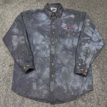 Load image into Gallery viewer, Vintage New England Patriots Denim Button Down Shirt M/L