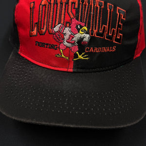 Vintage Louisville Cardinals Pinwheel Snapback Hat