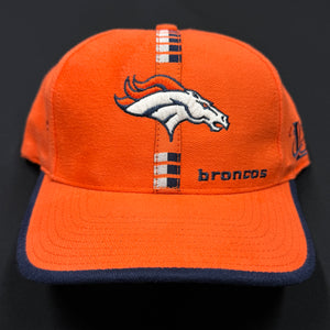 Vintage Denver Broncos Logo Athletic Strapback Hat